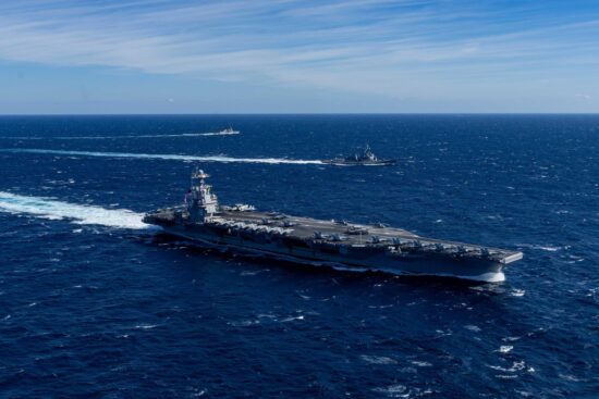 Portavionul american USS Gerald R. Ford