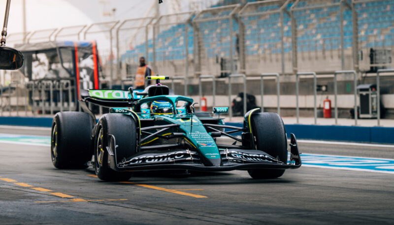 Aston Martin AMR25, pilotat de Fernando Alonso