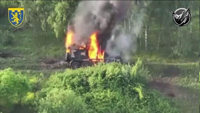vehicul blindat kamaz distrus de ucraineni