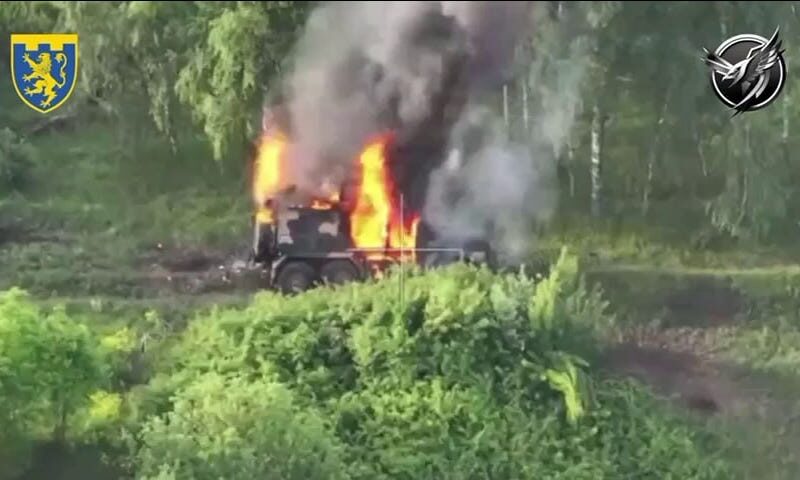 vehicul blindat kamaz distrus de ucraineni
