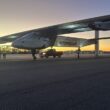drona solara dezvoltate de Skydweller pe pista de decolare