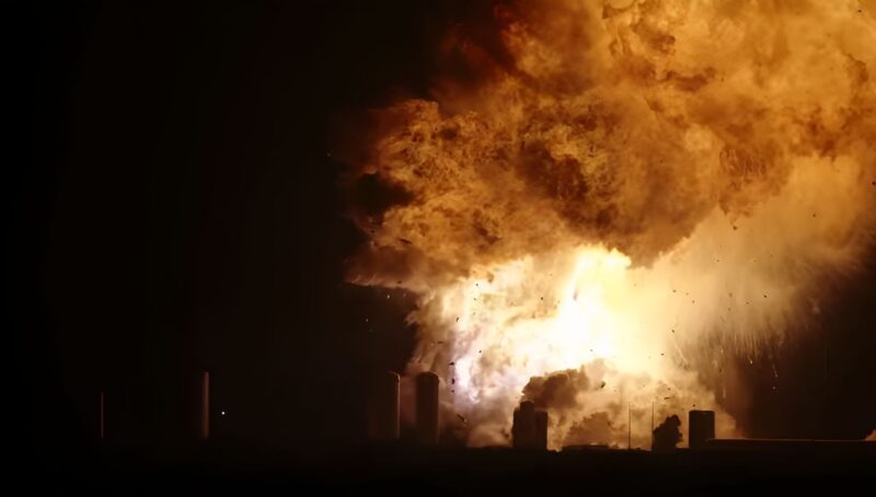 Explozie a unei rachete SpaceX