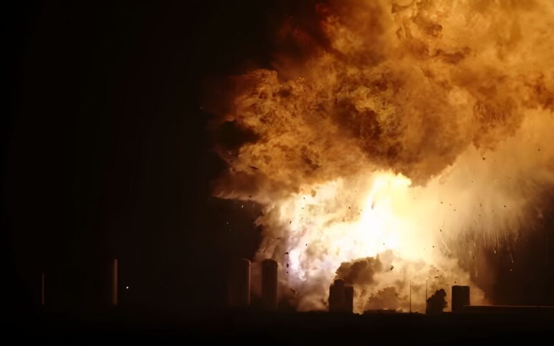 Explozie a unei rachete SpaceX
