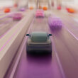 imagine cu sistemul de conducere autonoma a companiei Helm.ai Vision