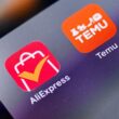 iconitele aplicatiilor aliexpress si temu