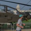elicopter parcat in fata congresului american