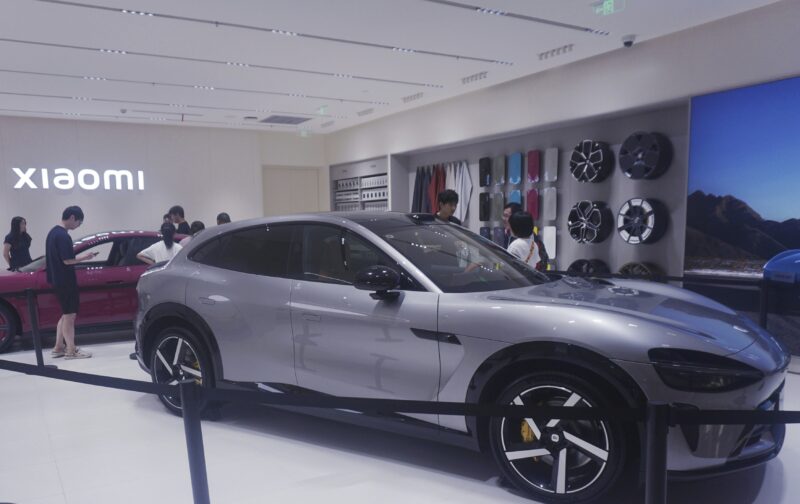noul model de SUV de la Xiaomi in cadrul prezentarii