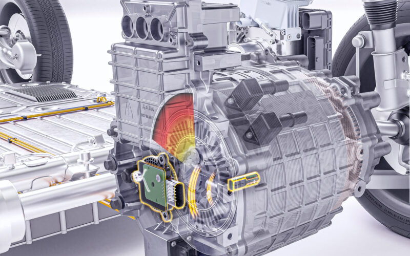 un motor electric si pozitionarea noului senzor de temperatura al acestuia