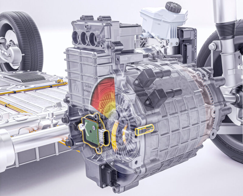 un motor electric si pozitionarea noului senzor de temperatura al acestuia