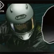 casca moto desenata ca un desene animat
