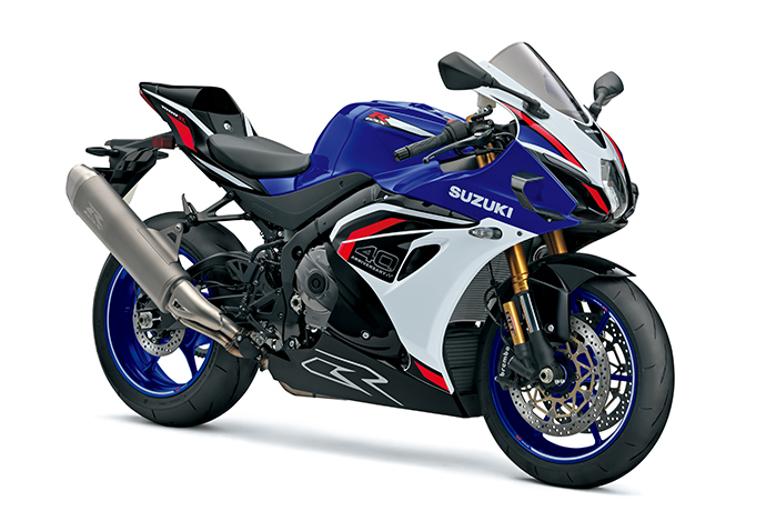 motocicleta super sport abastru cu alb