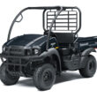atv de culoare neagra cu o cusca de protectie metalica