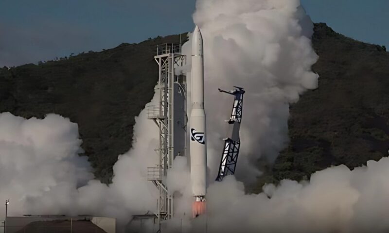 Racheta australiană Eris, în timpul unui zbor de test eșuat