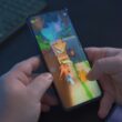 person holding black samsung android smartphone