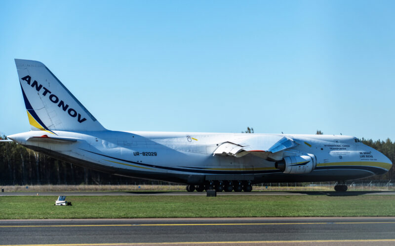 Avionul, surprins pe Aeroportul din Tallinn