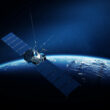 imagine generica cu un satelit pe orbita