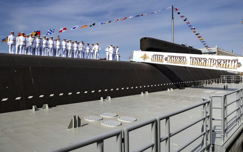 Submarinul nuclear Cneazul Pojarski, din flota Rusiei