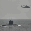 Submarin rusesc din clasa Kilo în Canalul Mânecii