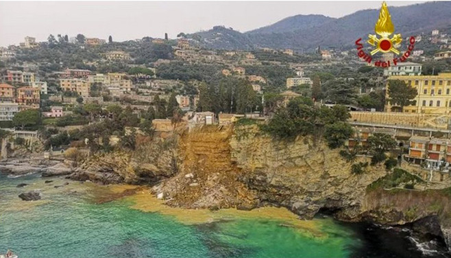 alunecare de teren in Italia