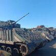 un vehicul blindat m2 bradley capturat de rusi si modificat