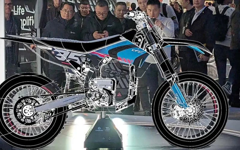 motocicleta elecrica de tipul off-road prezentata
