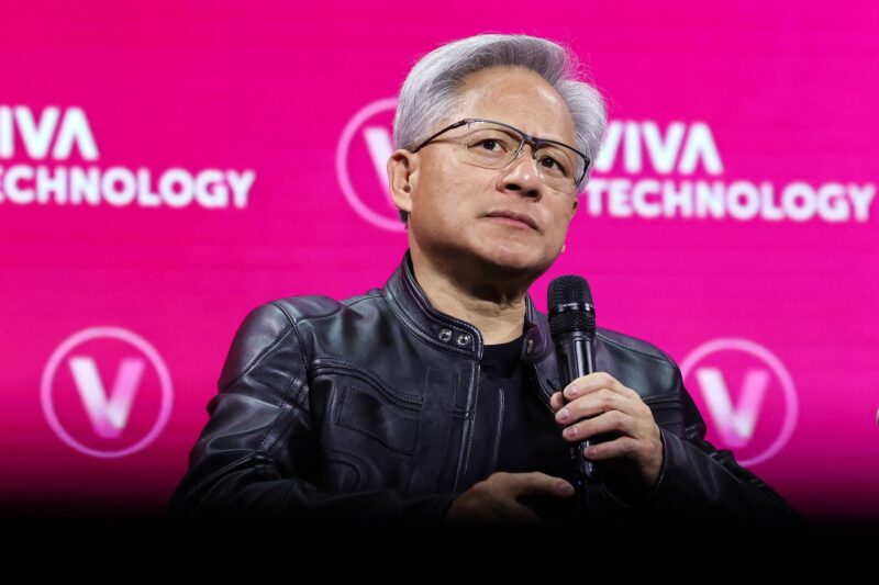 Jensen Huang seful nvidia la un eveniment