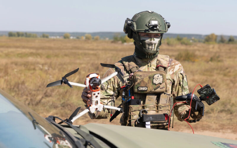 operator de drona in ucraina