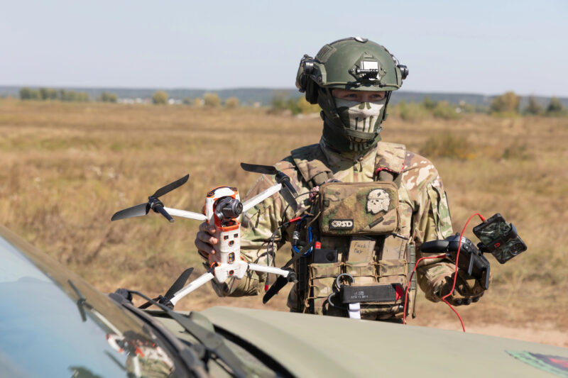 operator de drona in ucraina