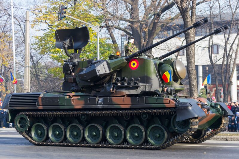 sistem anti-aerian gepard din dotarea romaniei