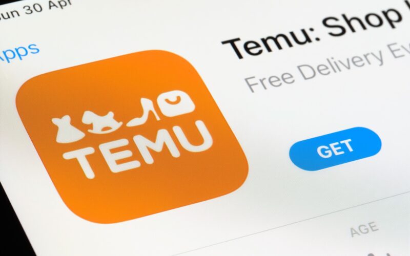 aplicatia temu intr-un magazin virtual