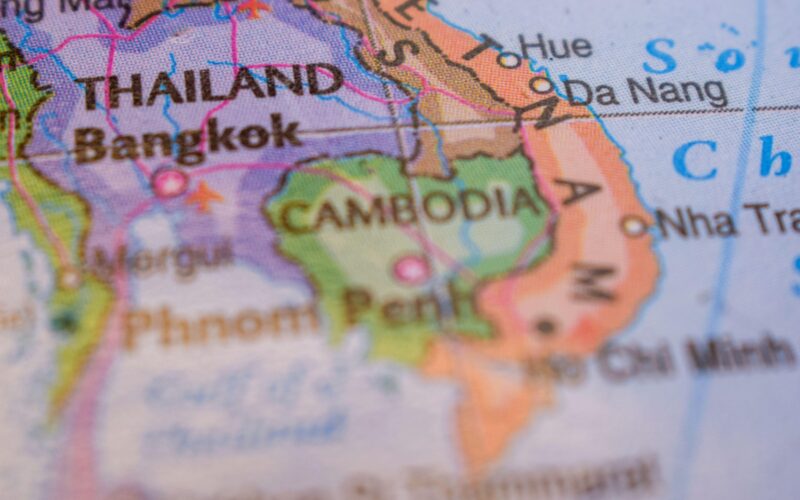 harta thailandei si cambodgiei