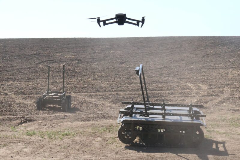 roboti si drone in ucraina