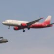 un avion zboara in rusia