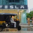 Showroom Tesla din Mumbai, India