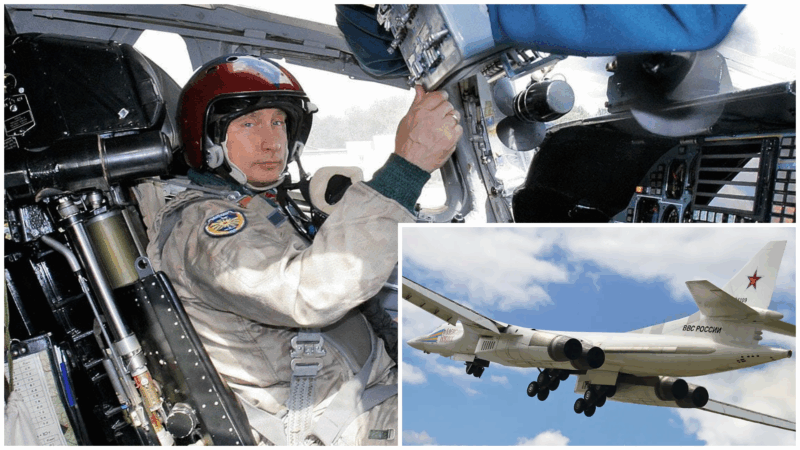 putin in carlinga unui bombardier tu-160