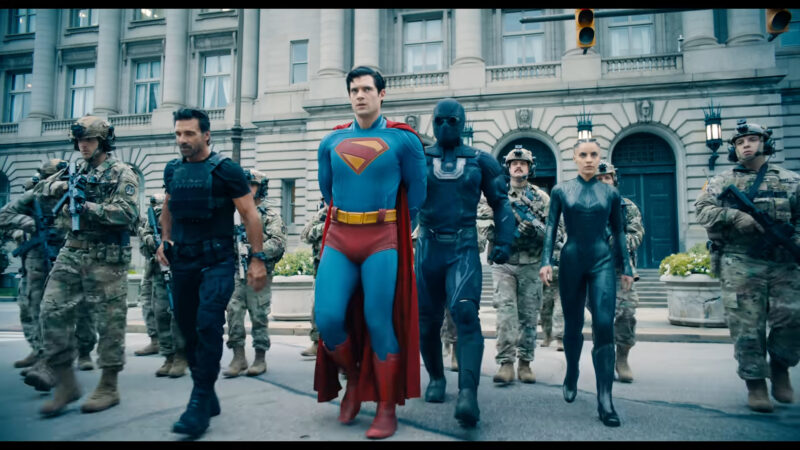 captura din filmul superman regizat de james gunn
