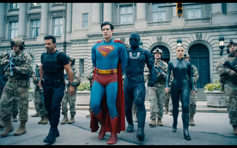 captura din filmul superman regizat de james gunn