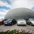 toate cele 4 generatii ale modelului hibrid toyota prius intr-o singura imagine