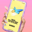 portofelul digital wero pe un smartphone