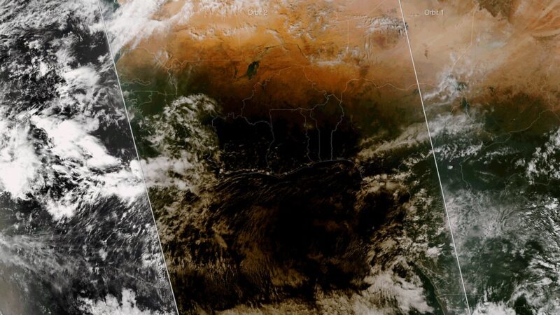Africa văzută din satelit