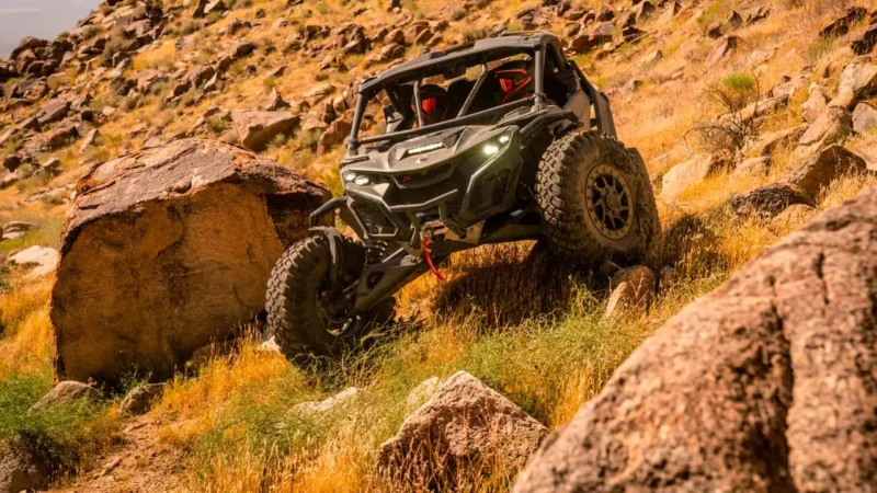 atv surprins pe stanci