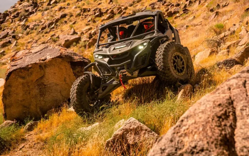 atv surprins pe stanci