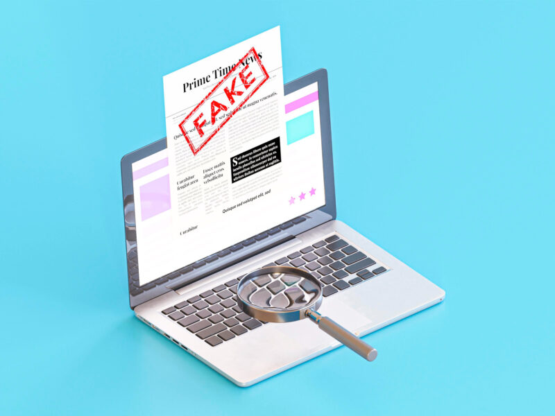 ilustratie dezinformare pe internet