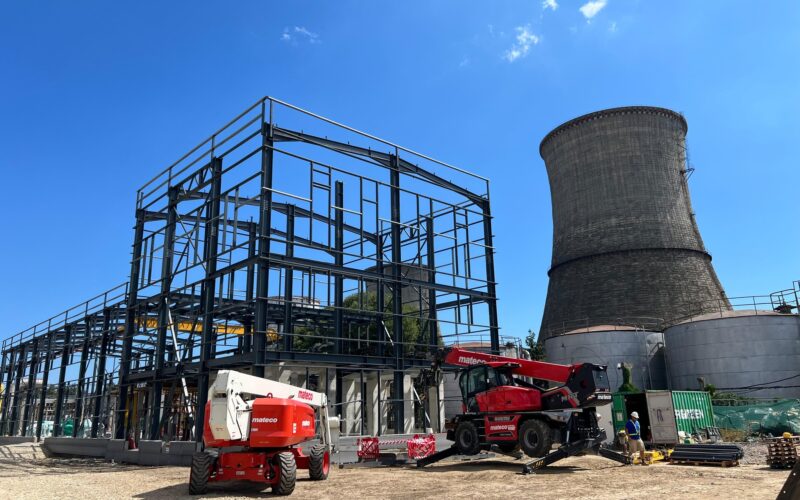 centrala pe gaz si hidrogen in constructie