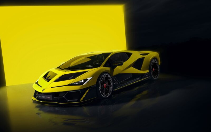 Lamborghini Fenomeno in studio in culoare de lansare