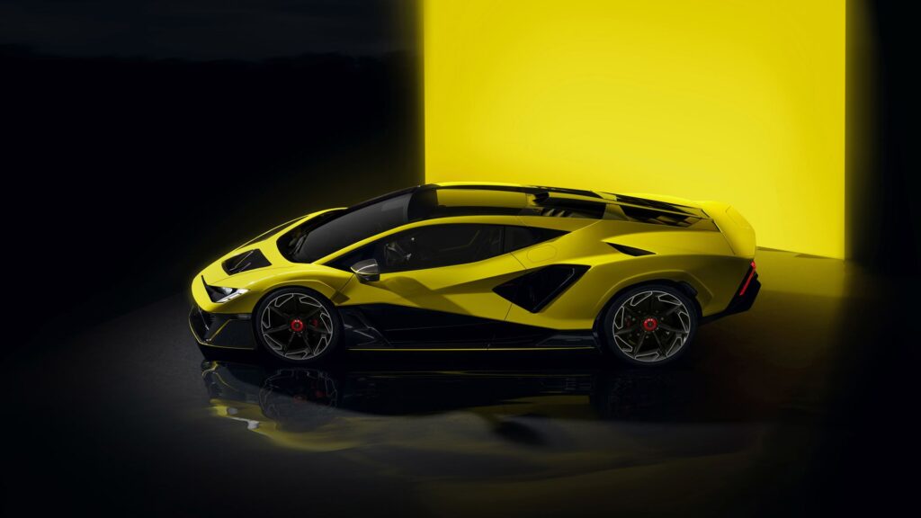 Lamborghini Fenomeno in studio in culoare de lansare