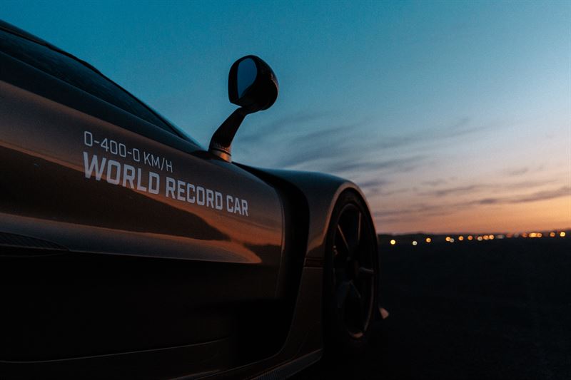 Koenigsegg Jesko Absolut pe pista