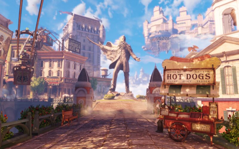 Secvență din jocul video Bioshock Infinite