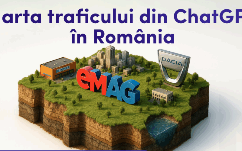 Harta traficului ChatGPT din România