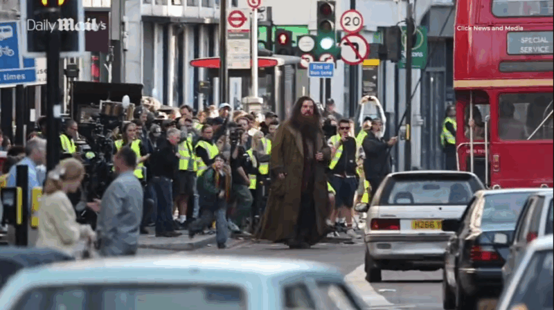 Filmări pentru serialul "Harry Potter" în centrul Londrei